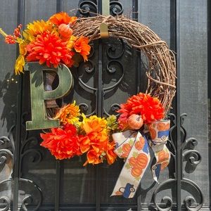 Custom made wreath and door hanger for any occasion